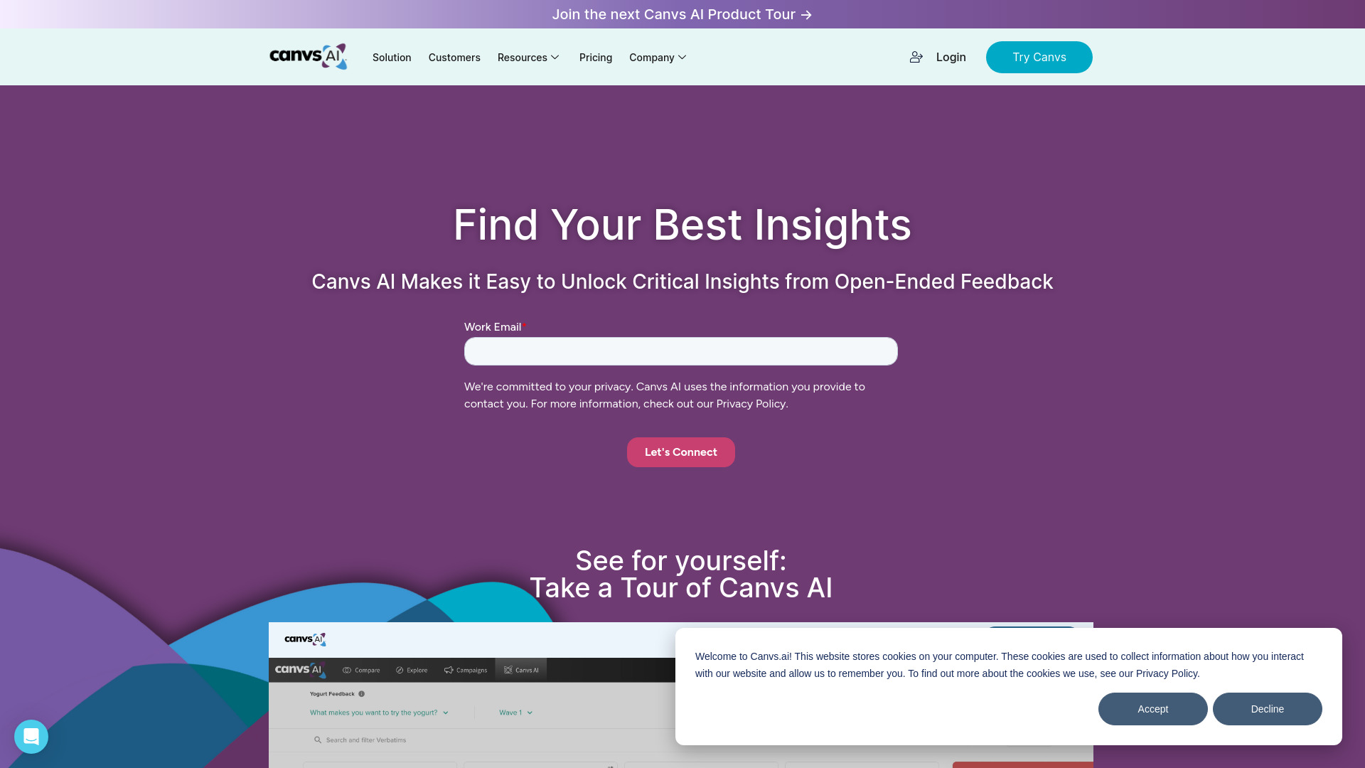 canvs.ai startup – AI Text Classifier