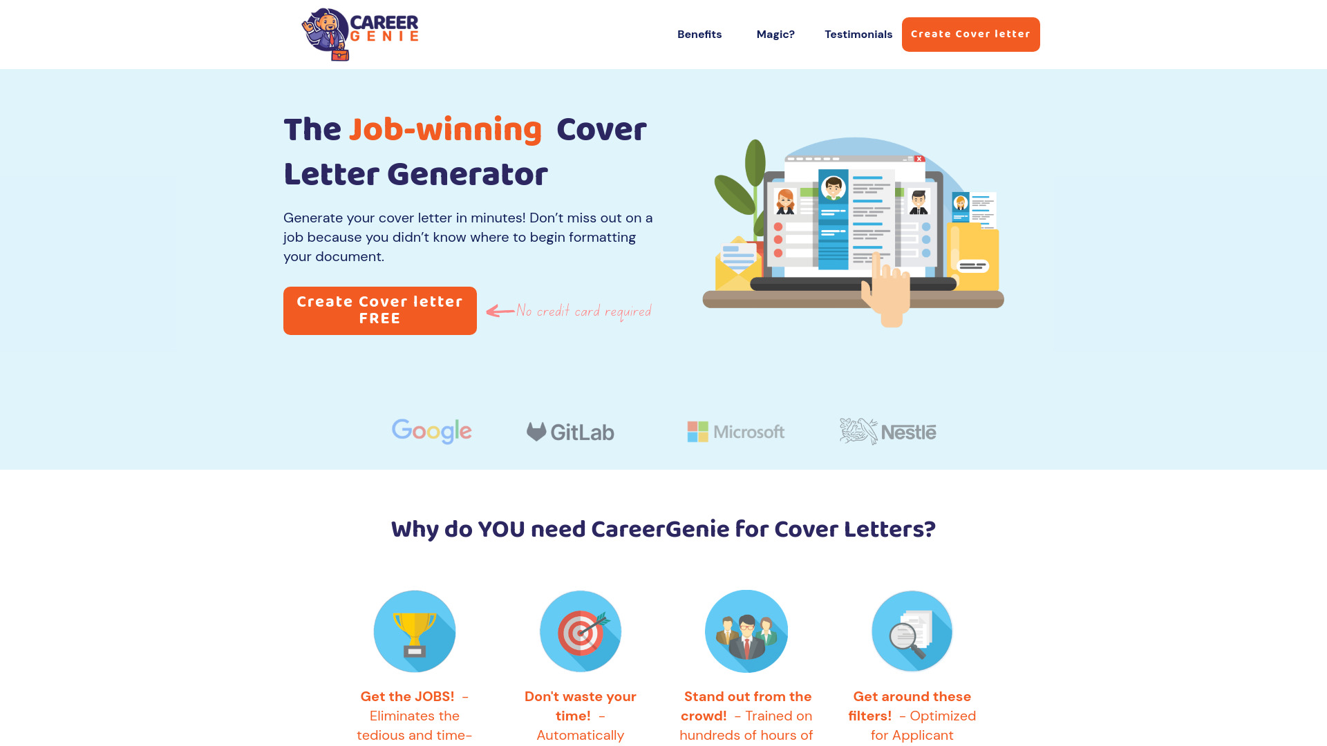 CareerGenie.io startup – No-Code&Low-Code