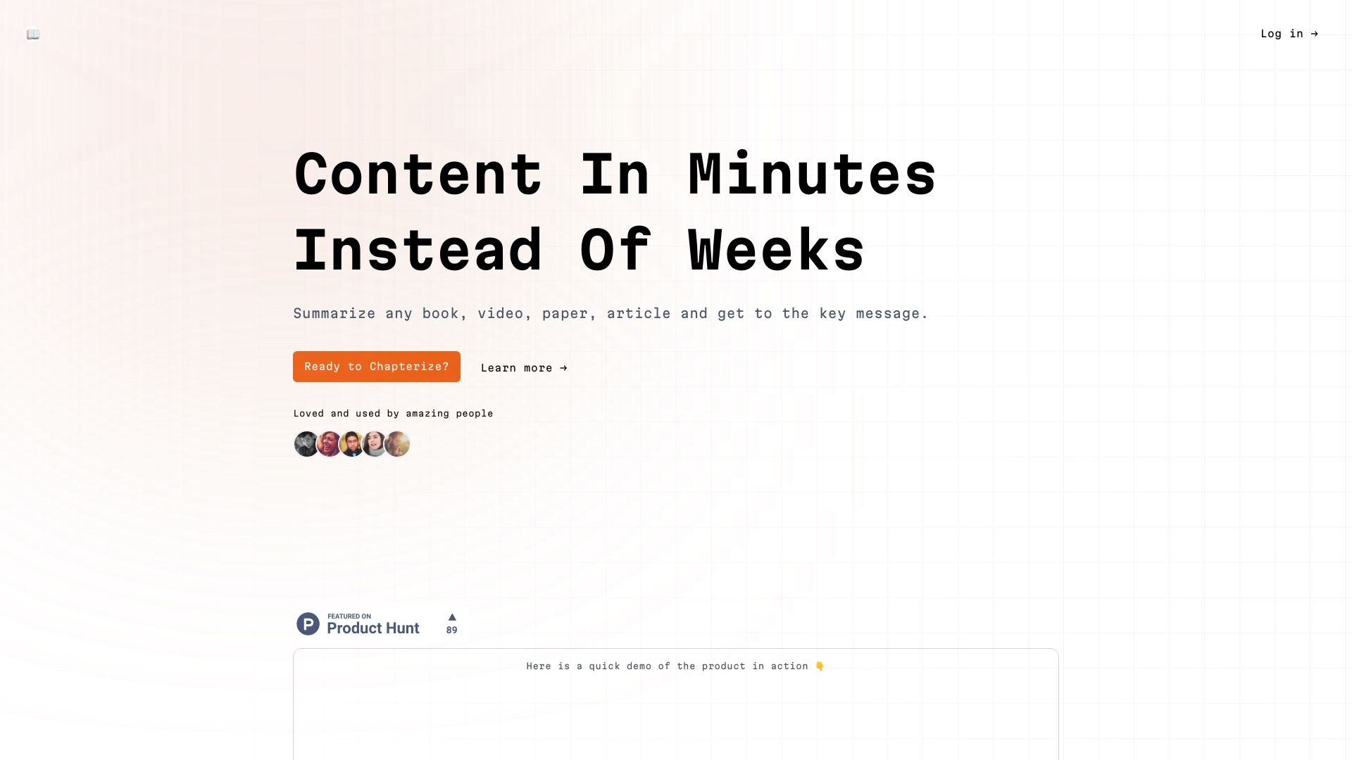 Chapterize startup – AI Book Writing