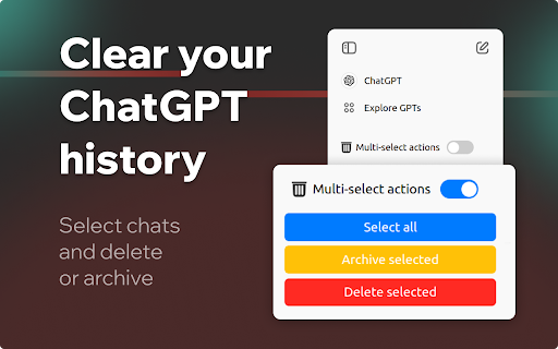 ChatGPT Delete All Chats startup – AI Productivity Tools