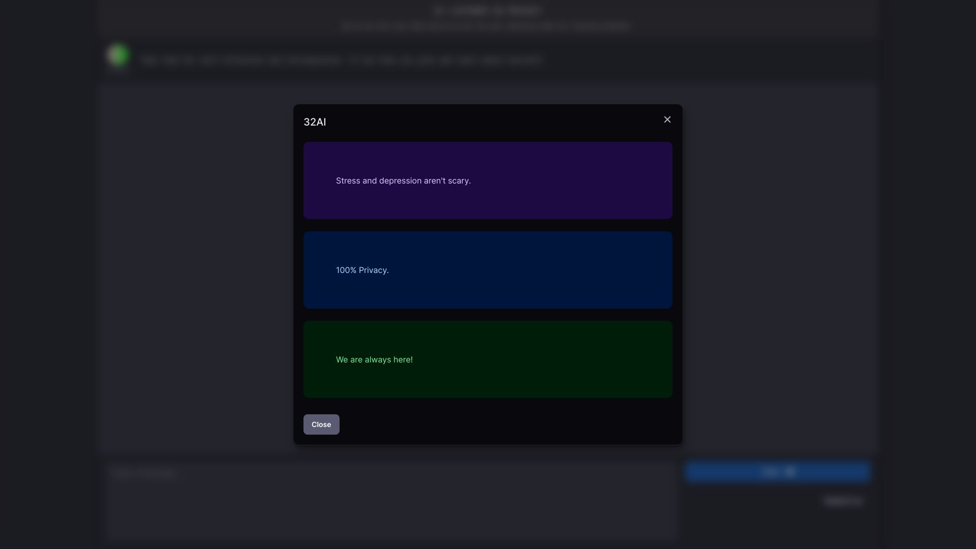ChatGPT in Privacy startup – Mental Health