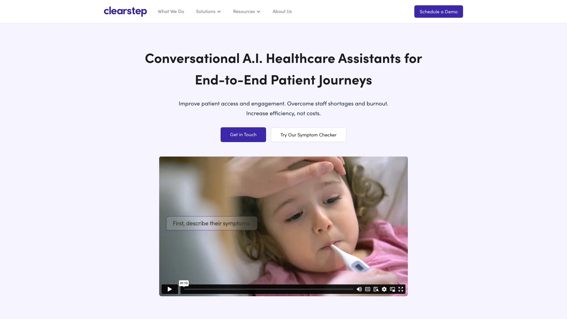 clearstep.health startup – AI Chatbot