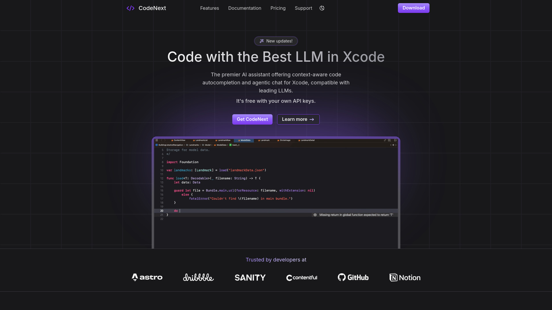 CodeNext AI startup – AI Code Assistant