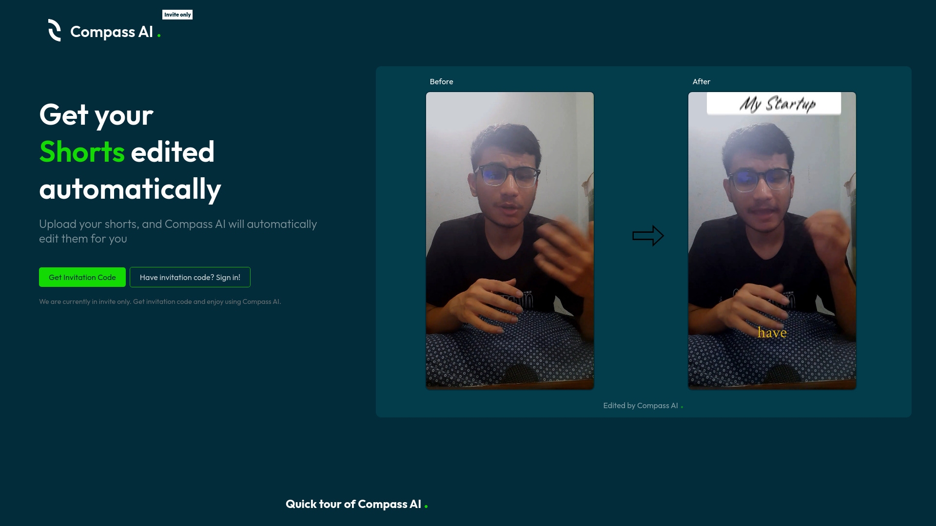 Compass AI startup – AI Agent