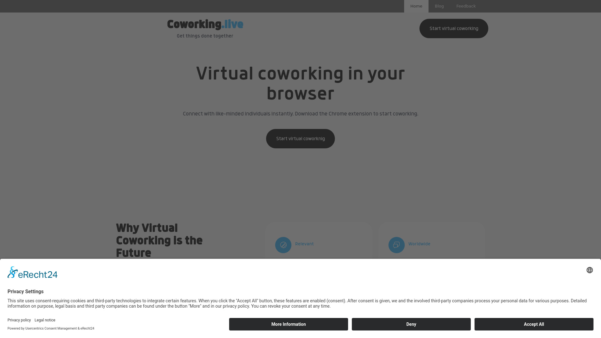 coworking.live startup – AI Productivity Tools
