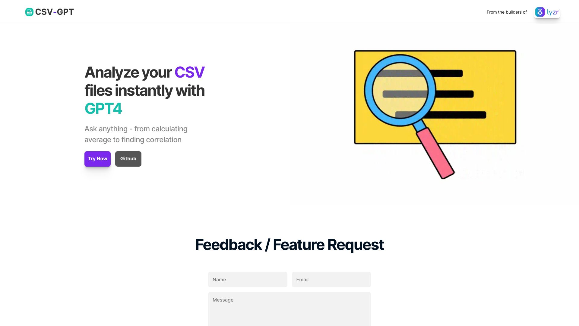CSV-GPT startup – Other