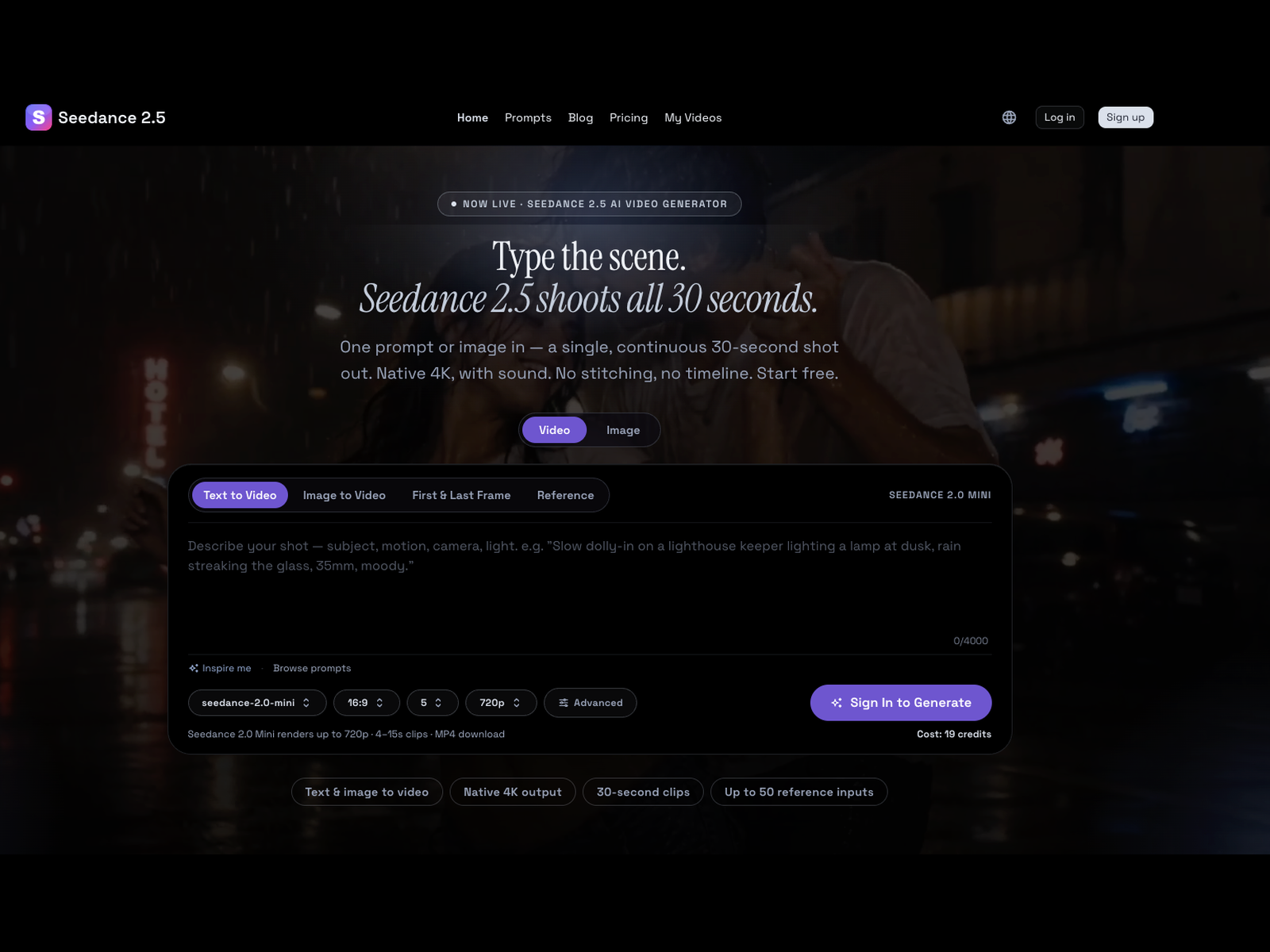 Seedance 2.5 startup – 