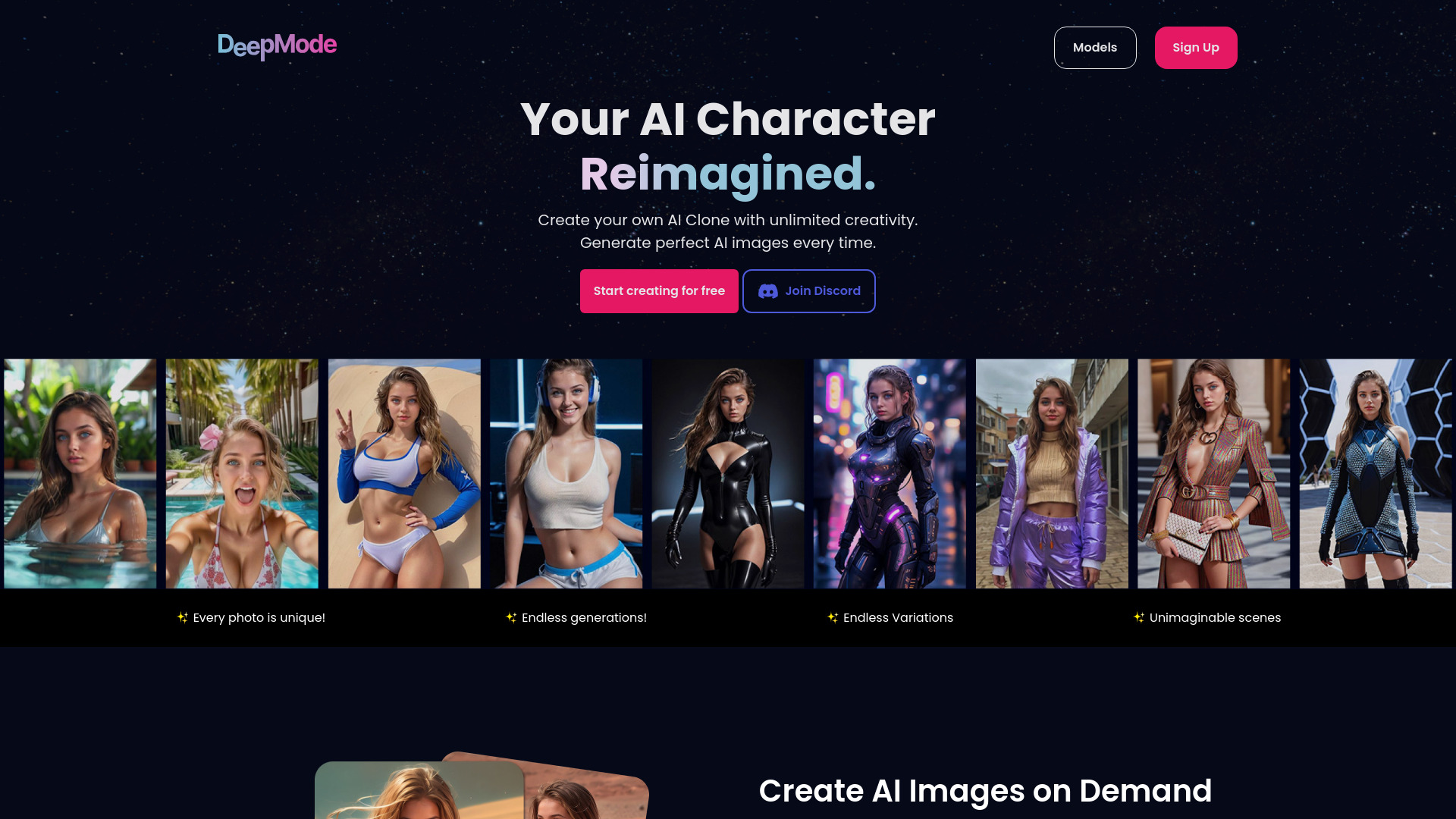 DeepMode.ai startup – AI Models