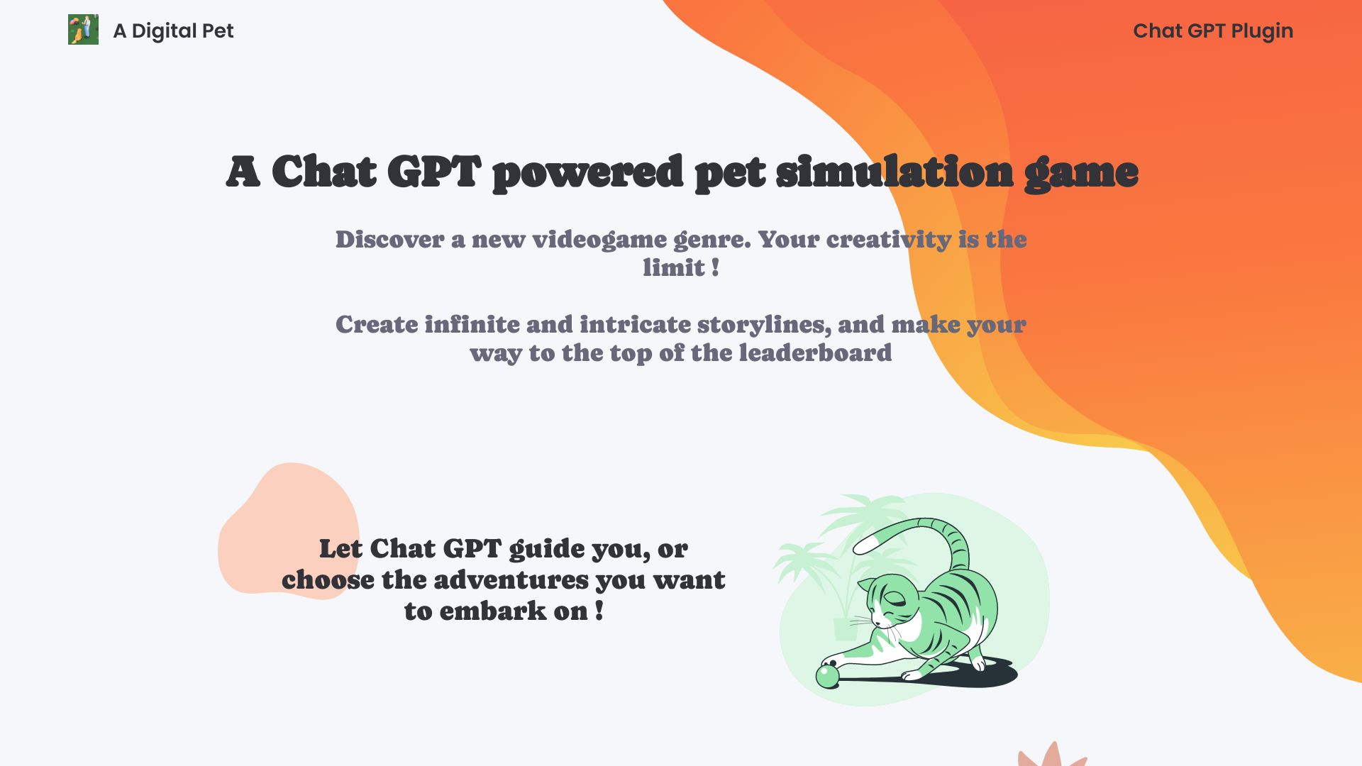 Digital Pets startup – AI Games