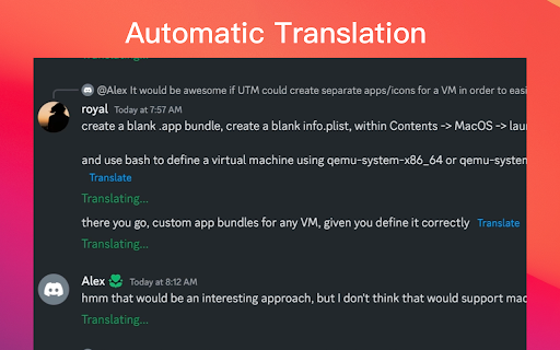 Discord Translator startup – AI Translate