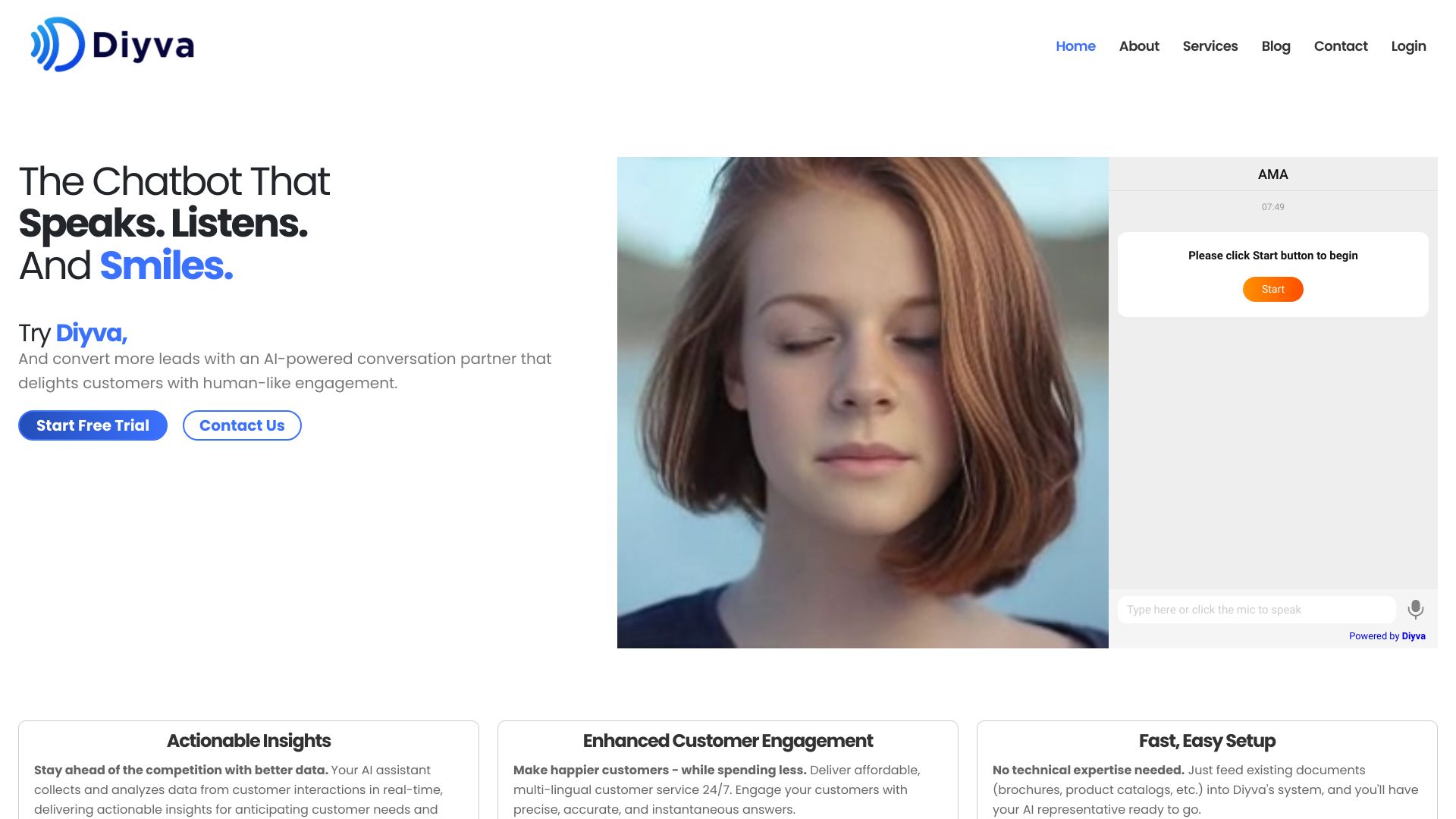 Diyva startup – AI Assistant