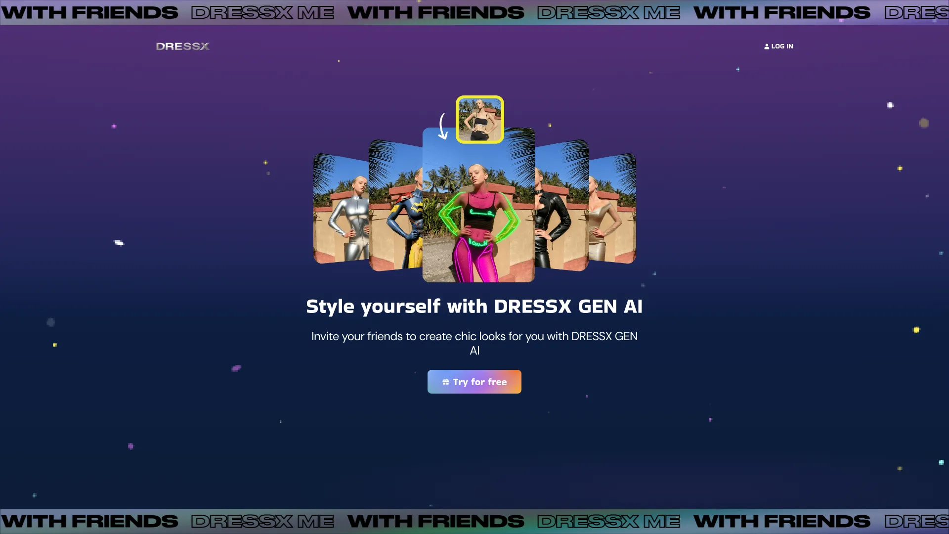 DRESSX AI startup – AI Outfit Generator