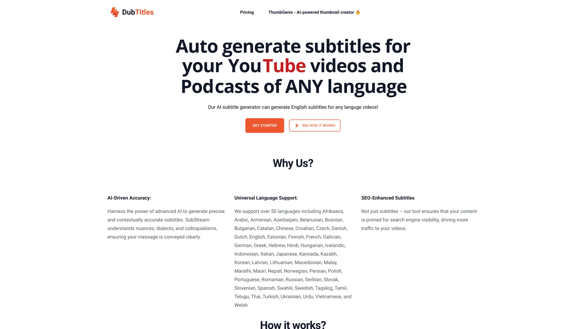 Dubtitles startup – AI Subtitle Generator