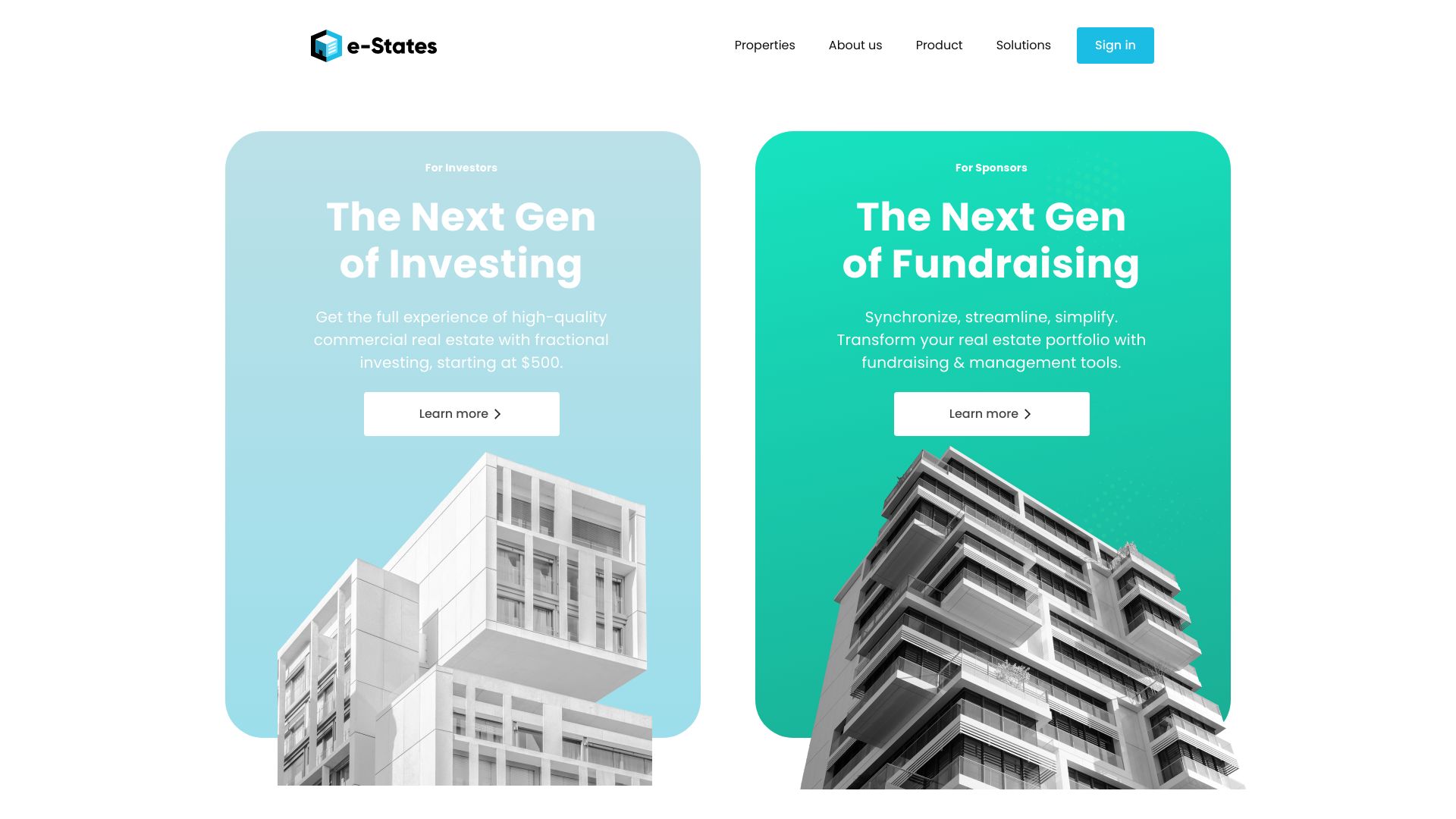 e-States startup – AI Product Description Generator