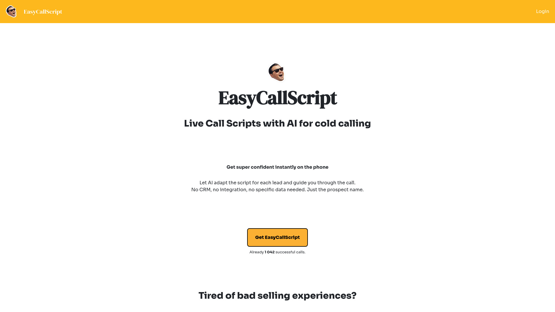 EasyCallScript startup – AI Script Writing