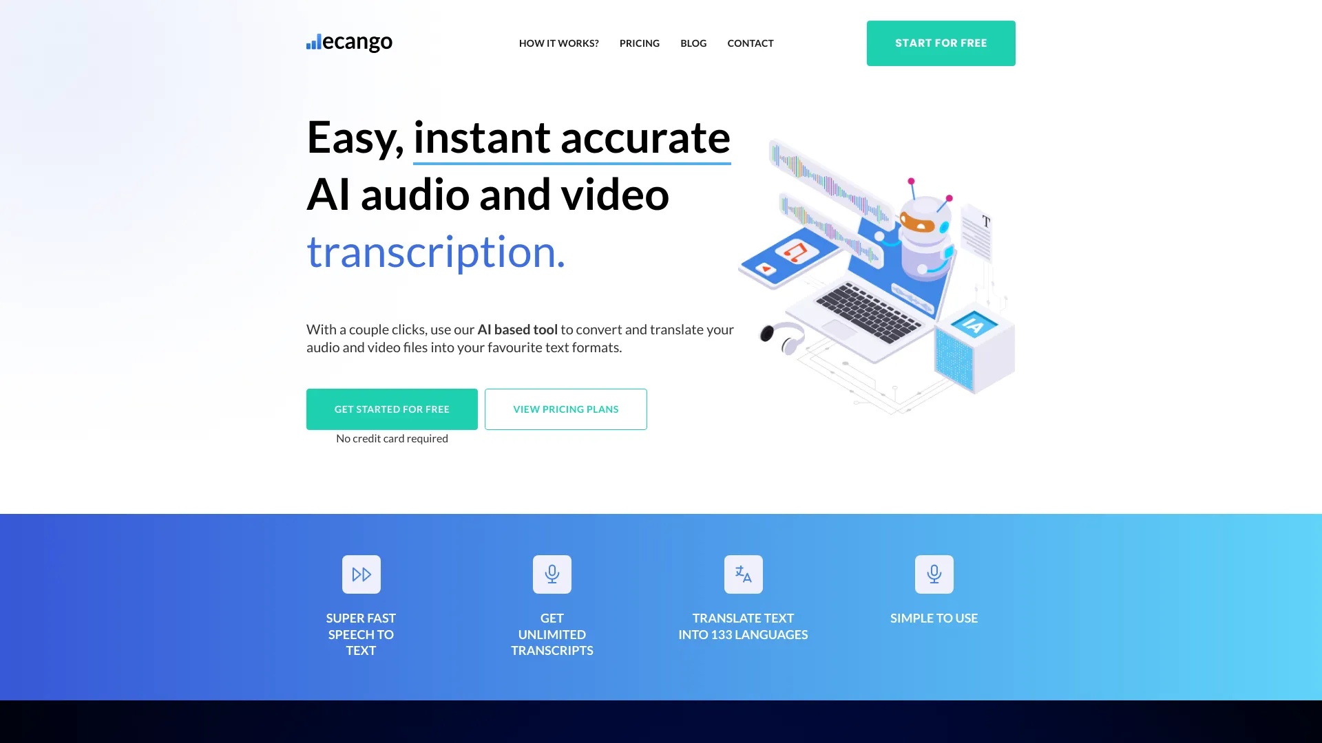 ecango.com startup – Transcription