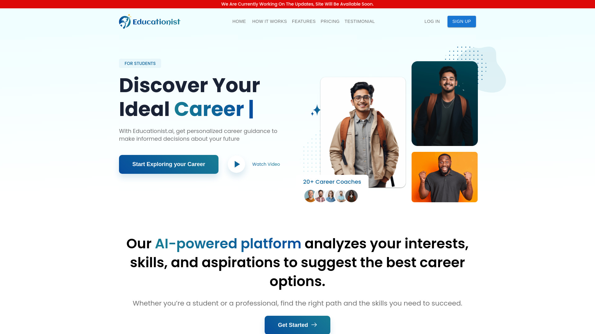 Educationist startup – AI Coaching