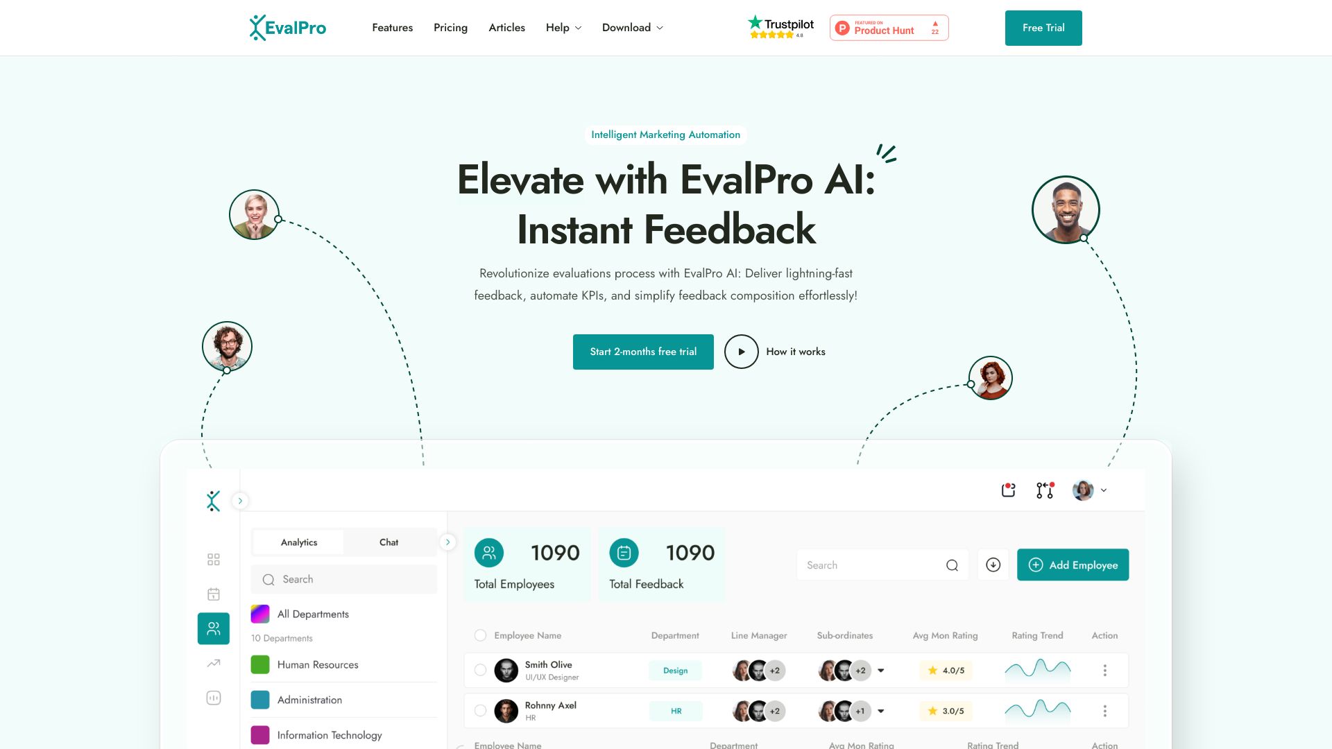 EvalPro.ai startup – AI Review Generator