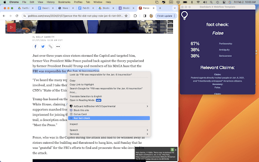 factfully startup – AI Checker