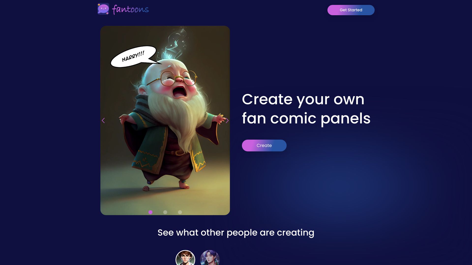 Fantoons startup – AI Comic Generator
