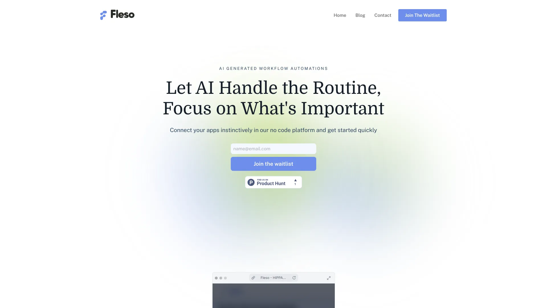 Fleso startup – AI Workflow