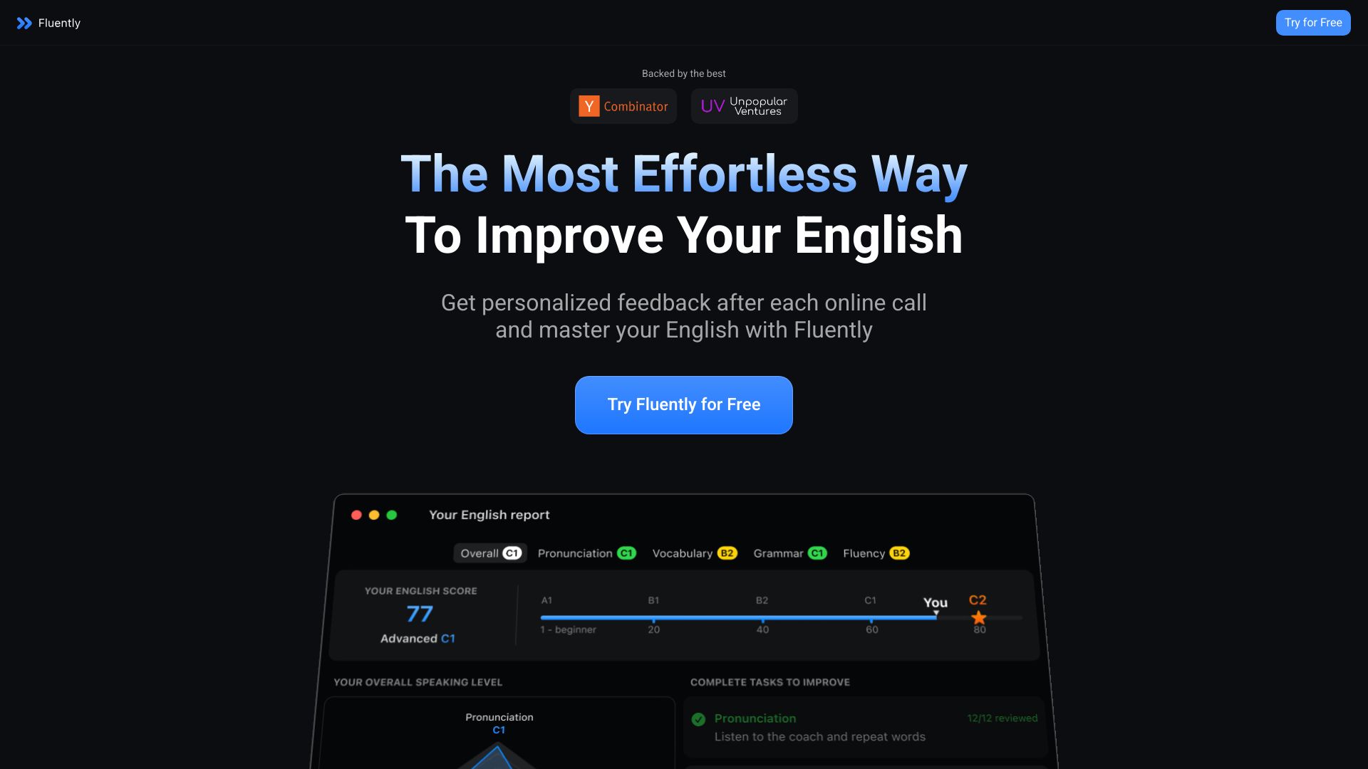Fluently AI startup – AI Coaching
