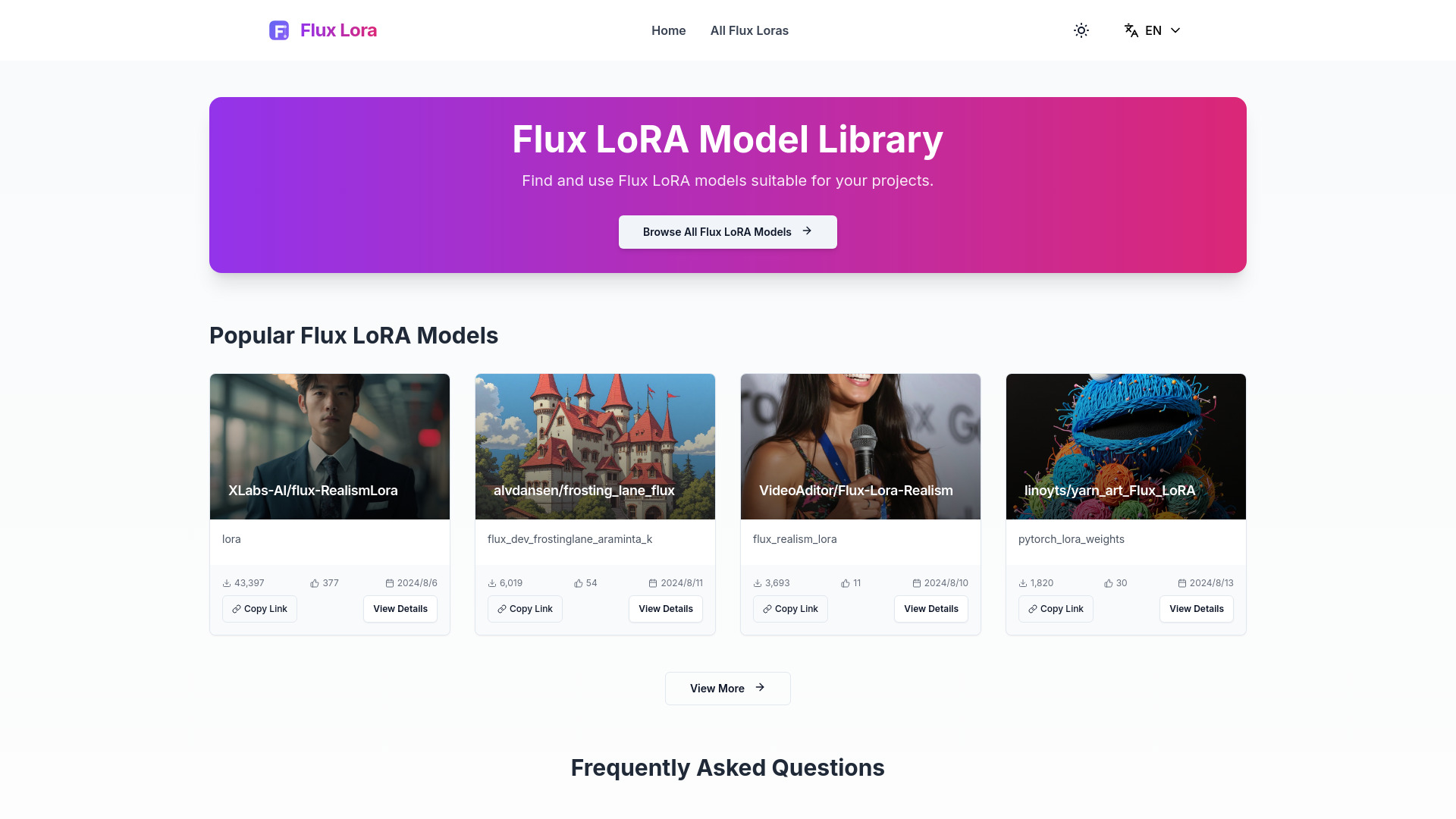 Flux Lora startup – AI Models