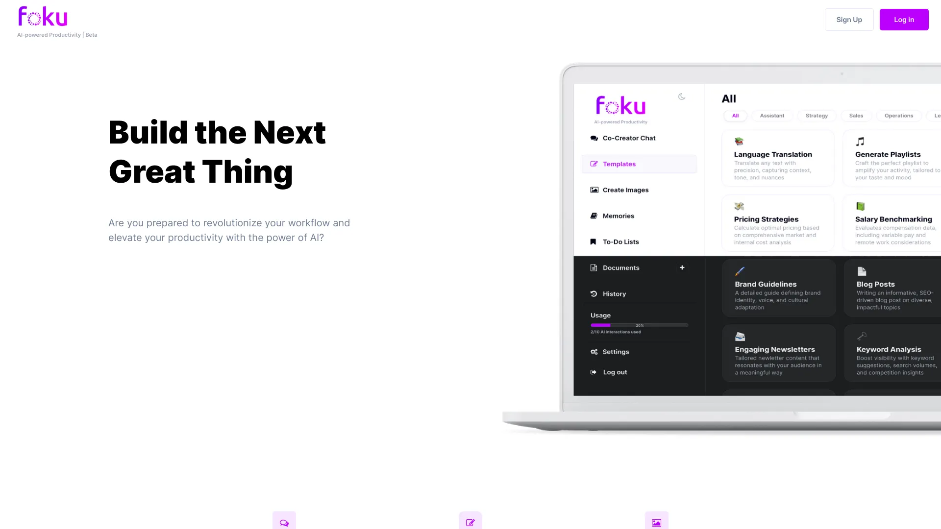 foku.ai startup – AI Prompt Generator