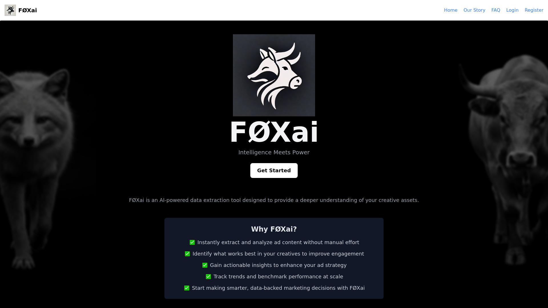 FØXai startup – AI Ad Creative