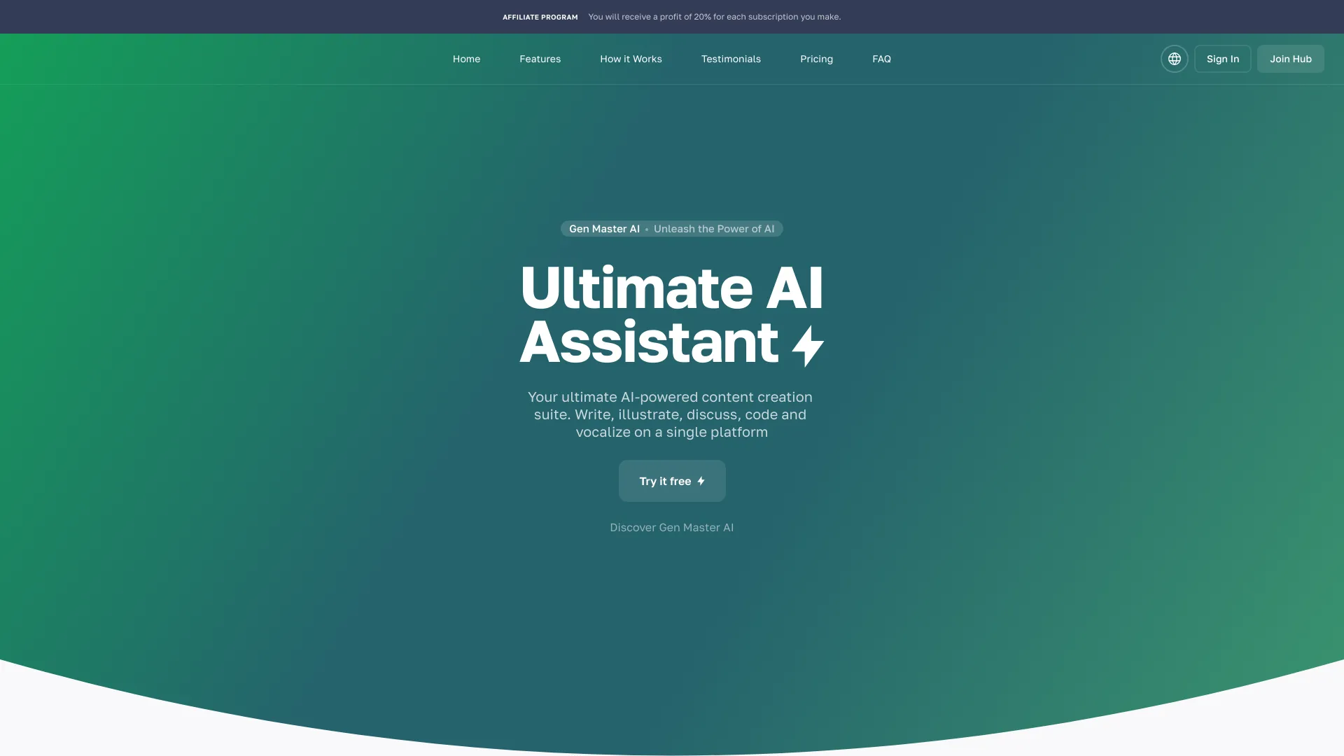 Gen Master startup – AI Tools Directory