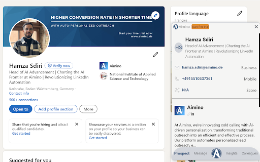 Get B2B Contact Details for Free startup – AI Sales Assistant