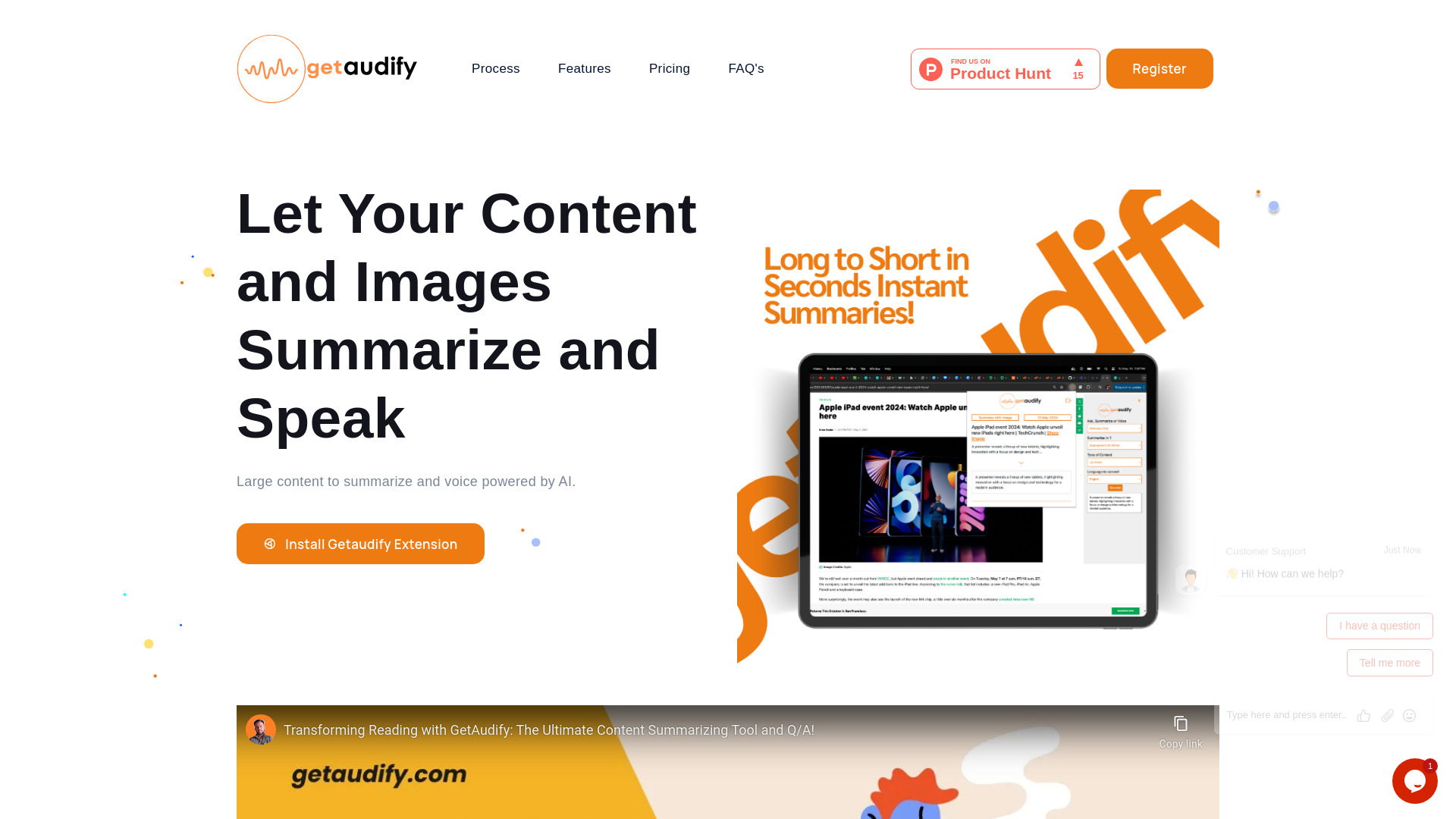 Getaudify startup – AI Text-to-Speech