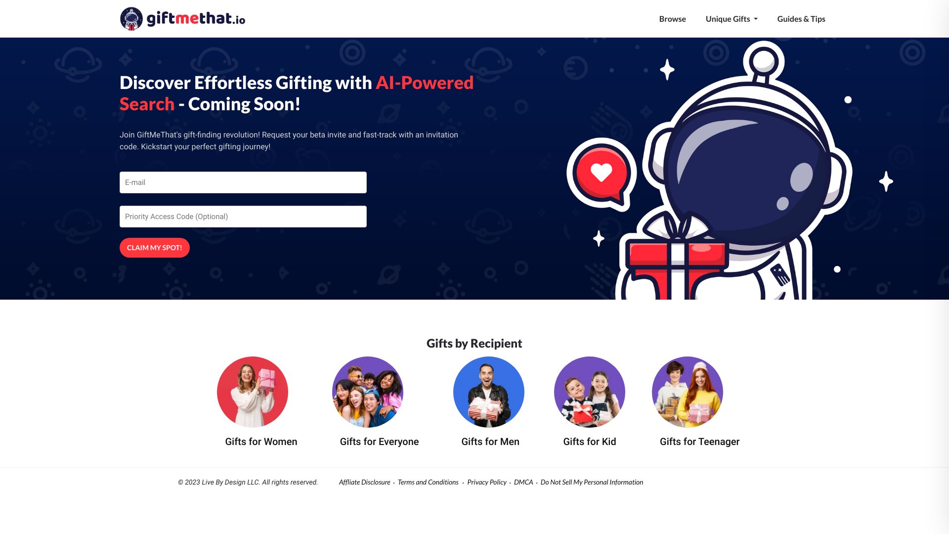 GiftMeThat startup – AI Gift Ideas
