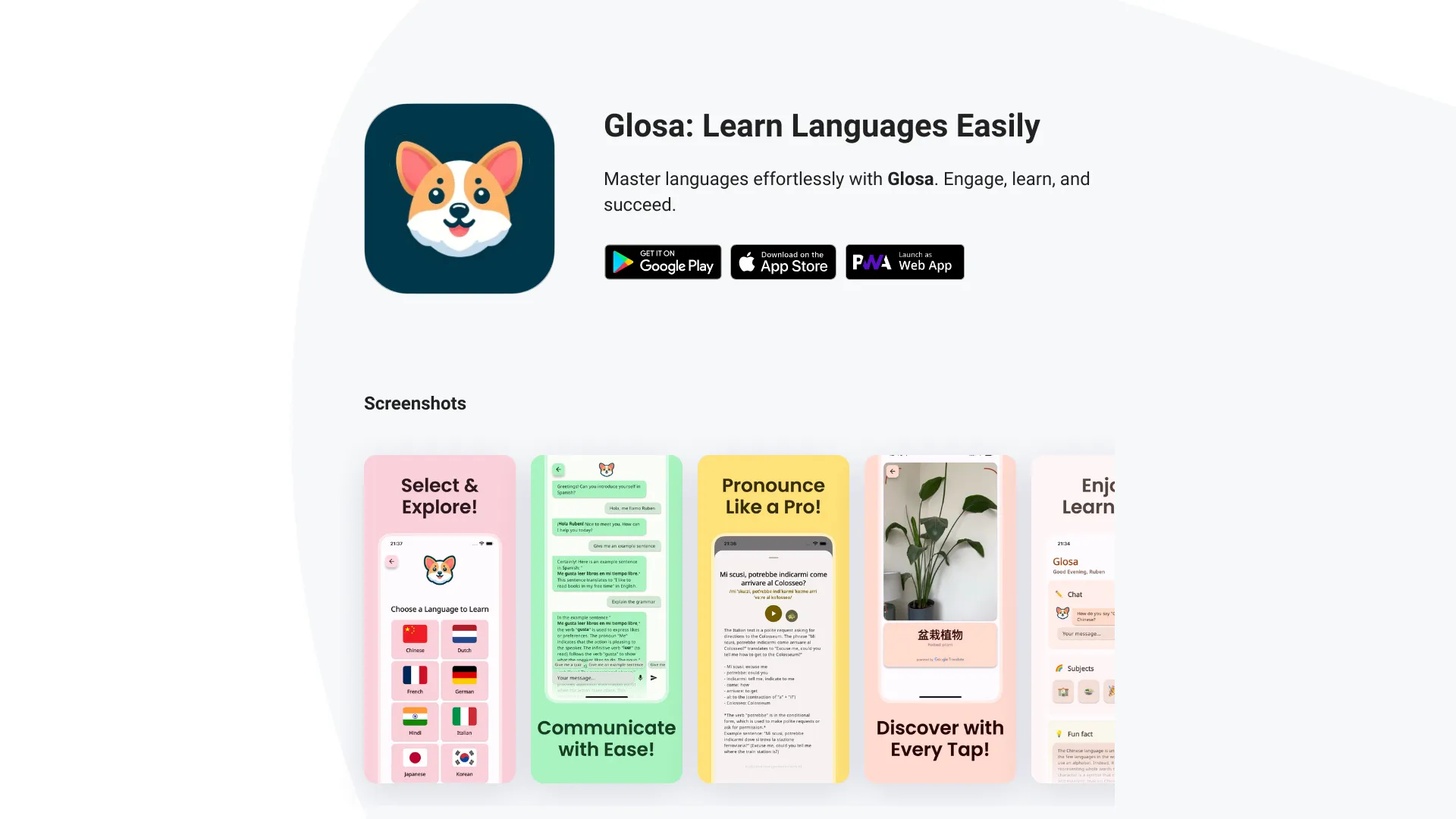 Glosa: Learn Languages Easily startup – AI Language Learning