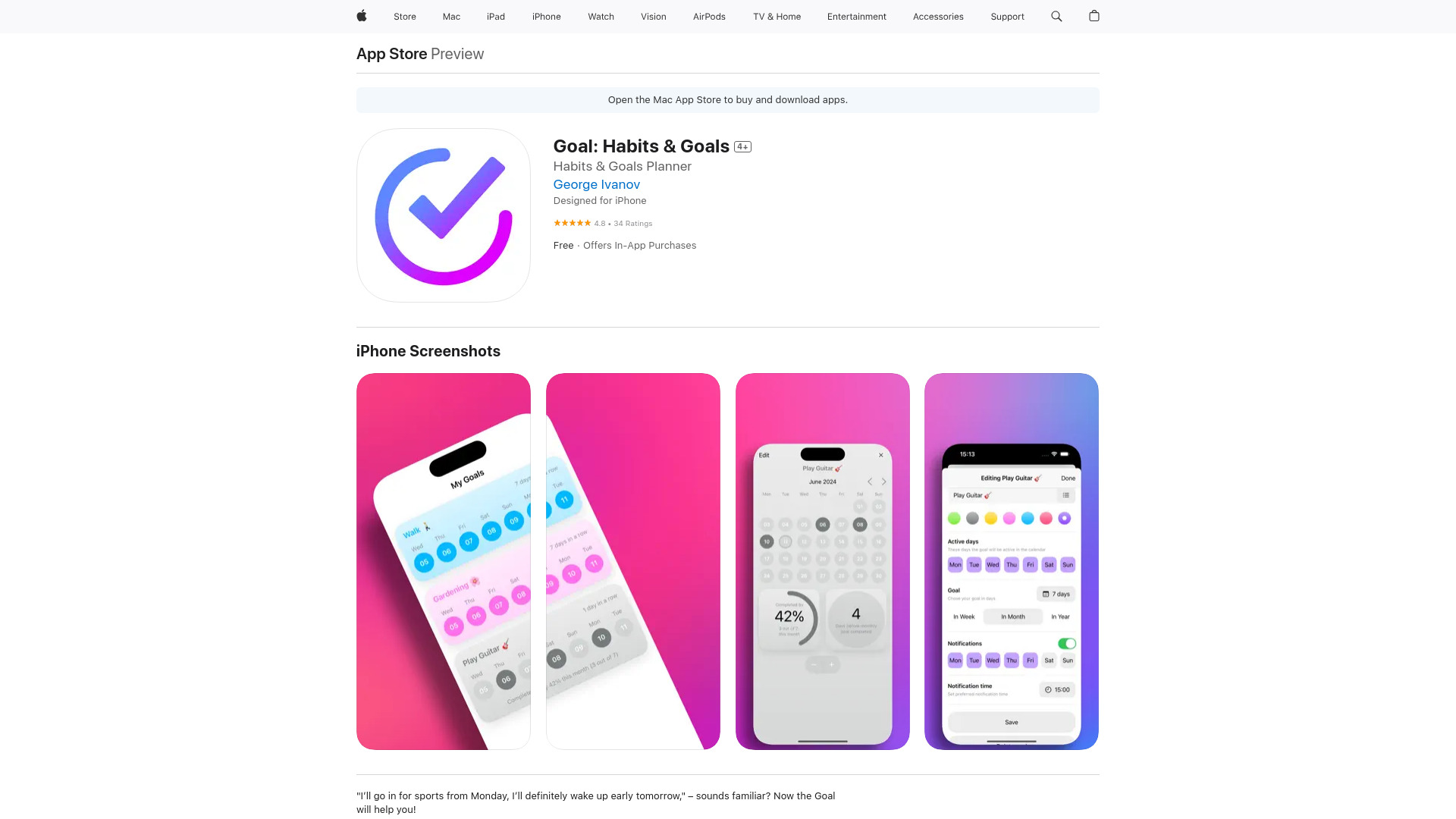 Goal: Habits & Goals startup – AI Coaching