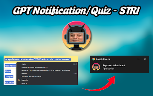 GPT Notification/Quiz - STRI startup – AI Answer