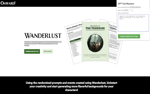 GPT Text Replacer startup – AI Rewriter