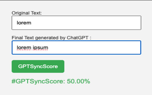 GPTSyncScore startup – AI Content Detector