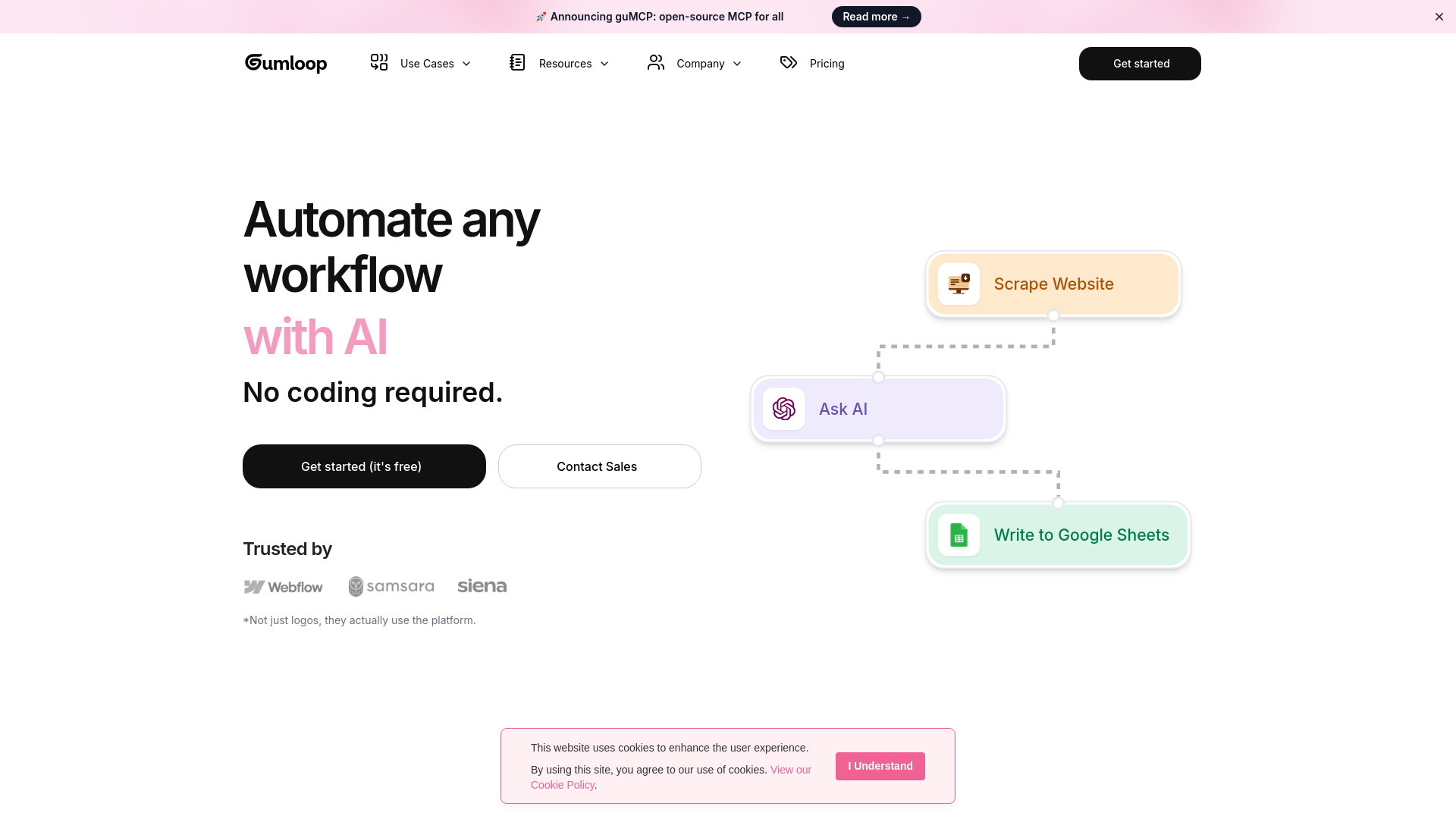 Gumloop startup – AI Workflow