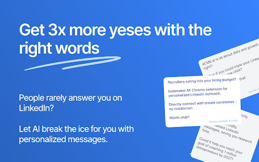 Icebreaker AI - LinkedIn Outreach Personalization startup – AI Message Generator