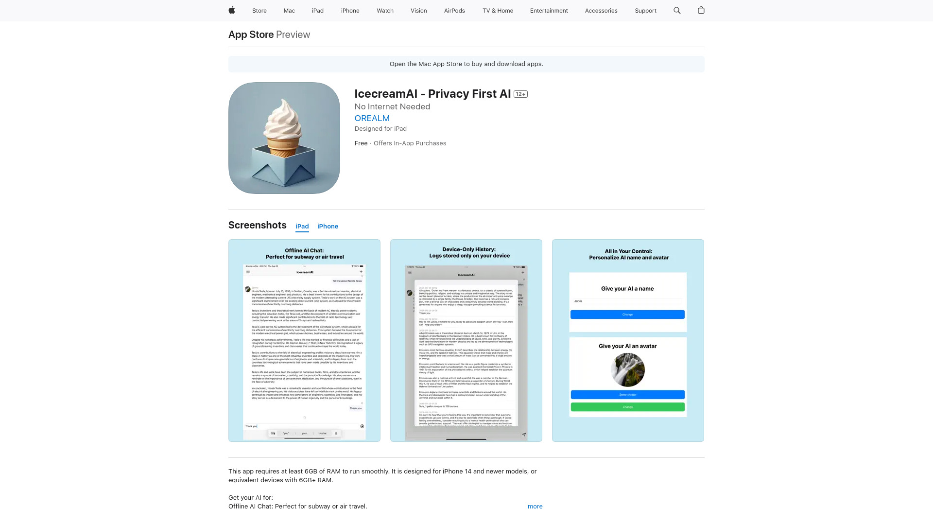 IcecreamAI - Privacy First AI startup – AI Chatbot