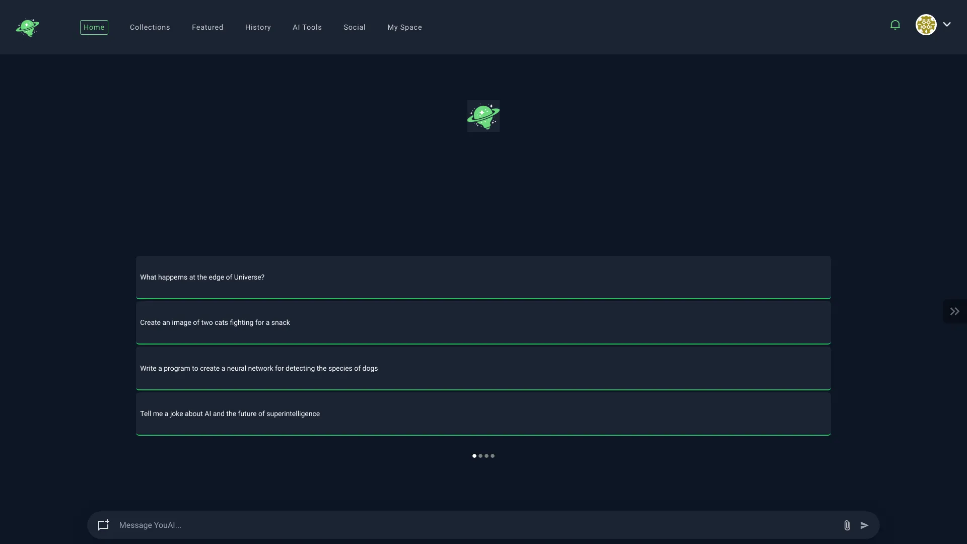 IdeaverseAI startup – AI Chatbot