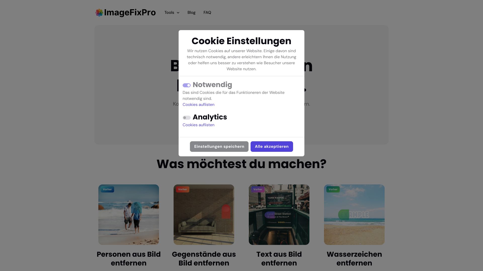 ImageFixPro startup – Object Remover AI