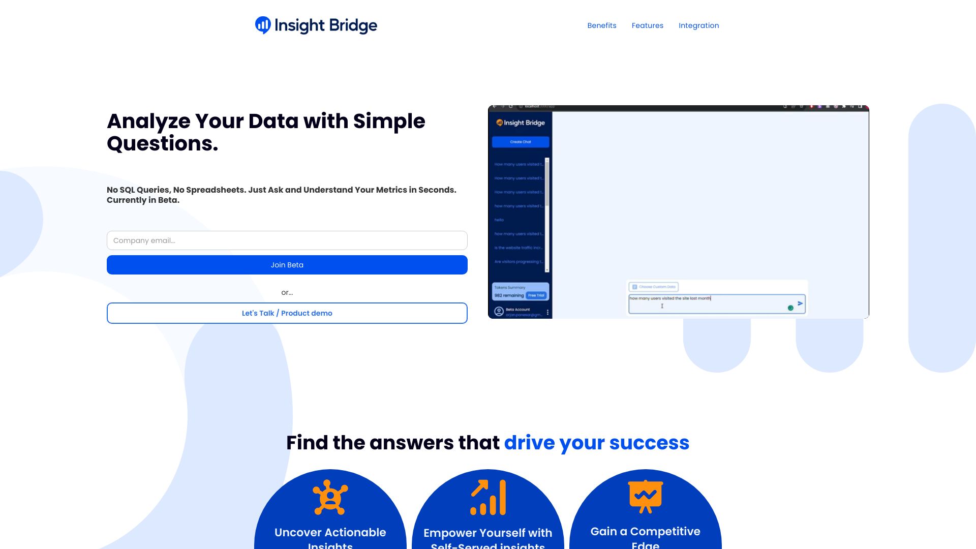Insight Bridge startup – AI For Data Analytics