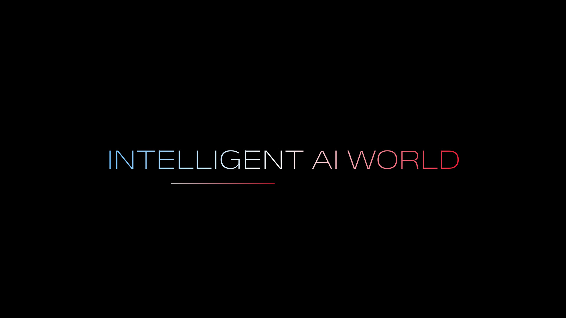 Intelligent AI World startup – AI Consulting
