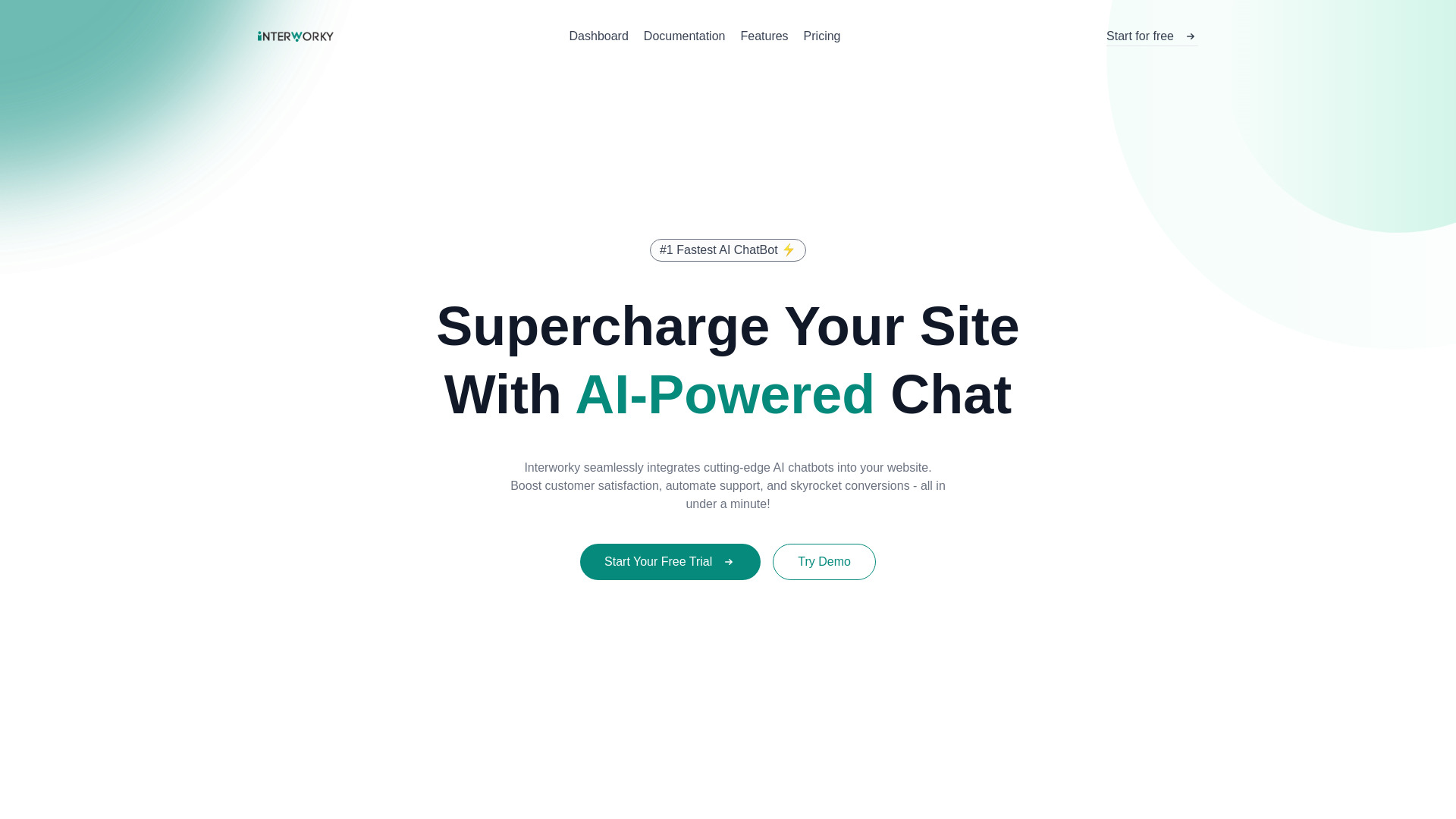 Interworky startup – AI Chatbot