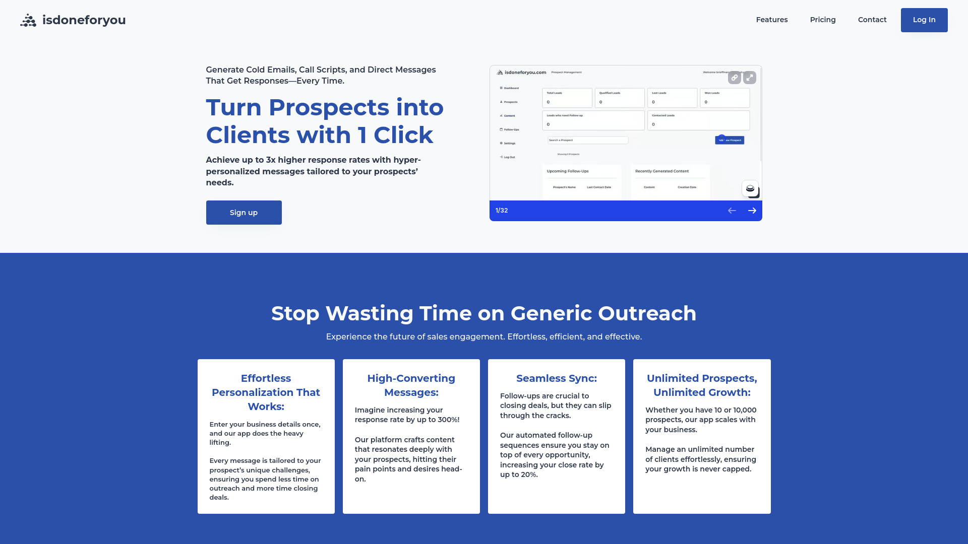 isdoneforyou startup – AI Sales