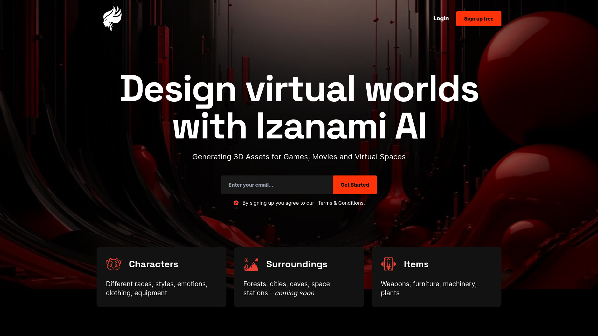 IzanamiAI startup – AI 3D Model Generator