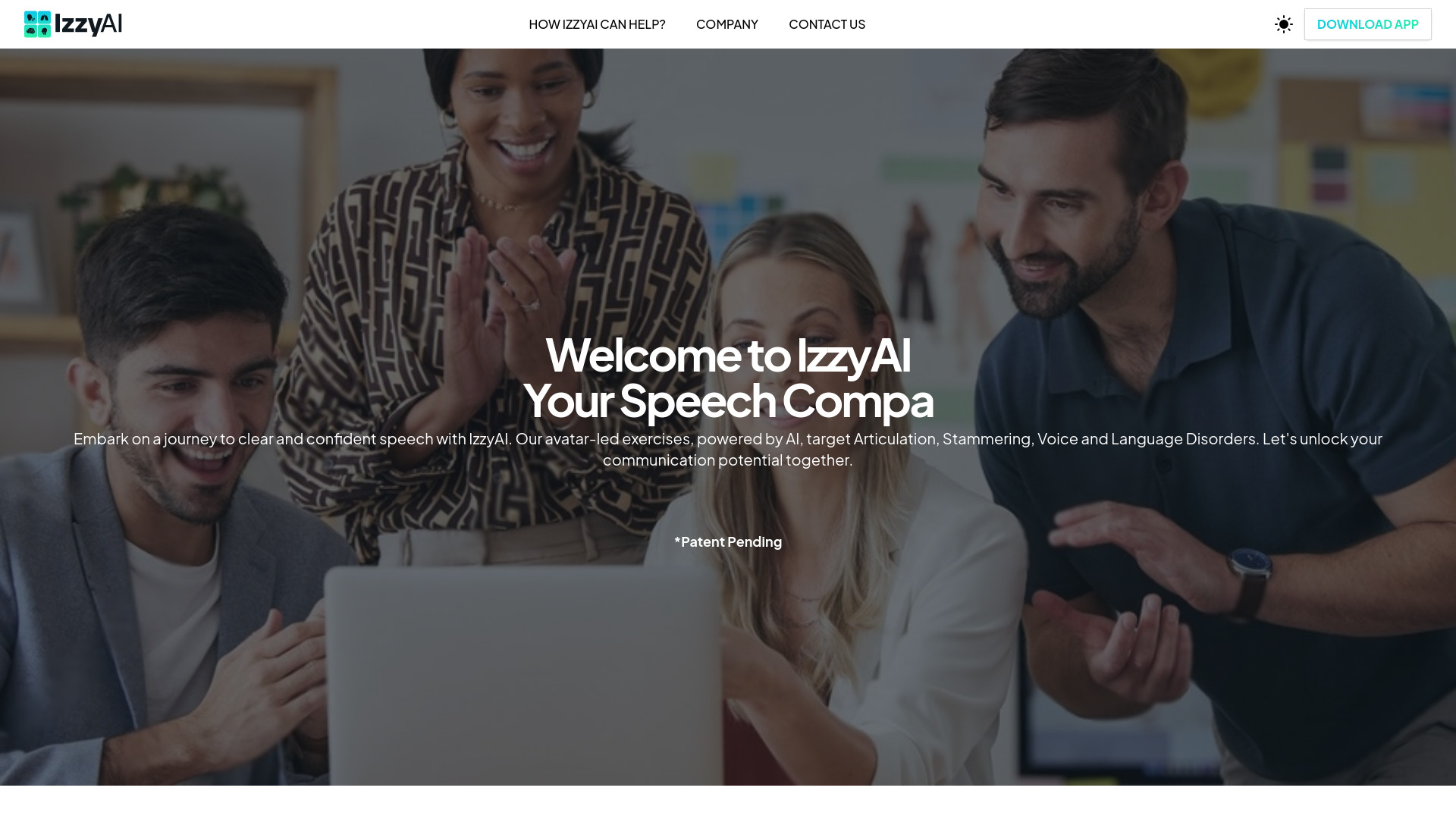 IzzyAI startup – AI Therapist