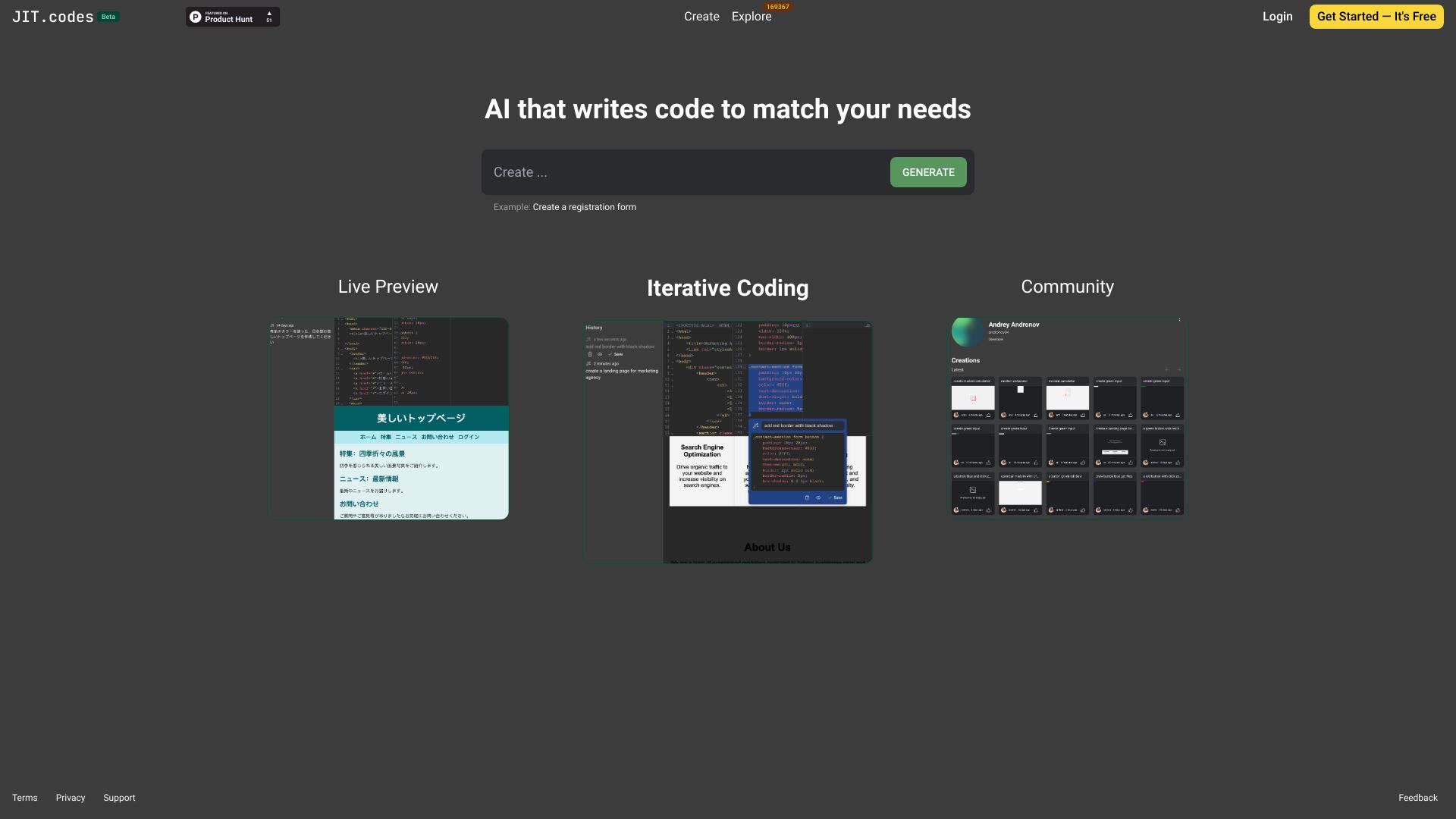 JIT.codes startup – AI Code Assistant